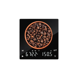 báscula mini barista con temporizador
