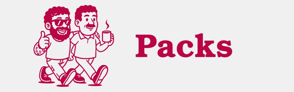 banners barist coffee packs match